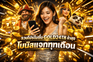 รวมโปรโมชั่น GOLD24TH ล่าสุด โบนัสแจกทุกเดือน